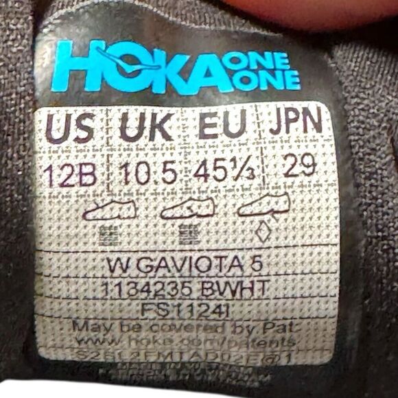 Hoka Gaviota 5 – Supportive Cushion + Stability Running Shoe Women’s Size 12 New - Picture 12 of 14